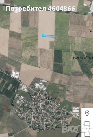 Продавам поземлен имот в землището на с. Мусачево, град София 13.1 дка на 600м от потбалкански път., снимка 4 - Земеделска земя - 51836726