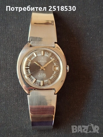 Lanco automatic 21 rubis, снимка 2 - Антикварни и старинни предмети - 53105862