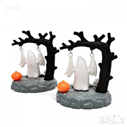 Духче тиква череп хелоуин Halloween Соларна танцуваща играчка фигурка украса торта сувенир кола, снимка 2 - Фигурки - 38998032