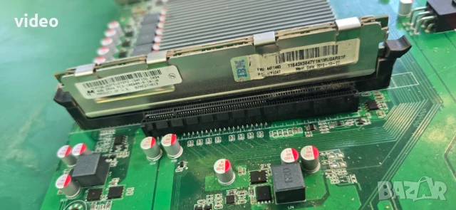 Дъно за 9 видеокарти с 2 процесора, рам и хард диск включени в цената !!, снимка 3 - Дънни платки - 50800537