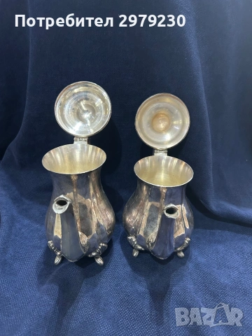 Посребрени съдове , снимка 10 - Антикварни и старинни предмети - 53586928