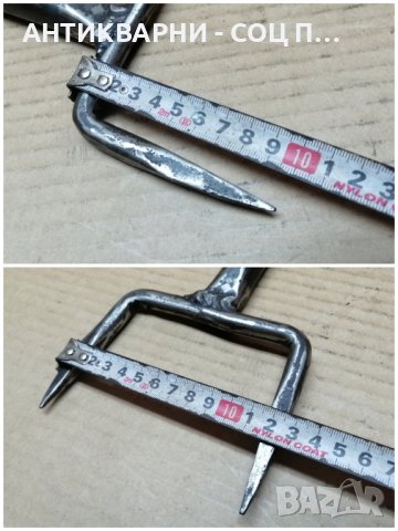 Стара Кована Наковалня За Клепане На Коси / НОМЕР 1'., снимка 3 - Антикварни и старинни предмети - 42656309