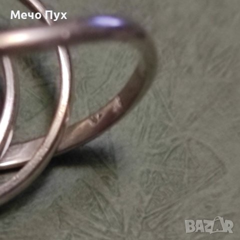 Сребърен пръстен (171), снимка 12 - Пръстени - 41409083