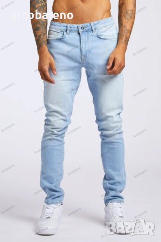 Мъжки плътни тесни дънки, 2цвята , снимка 2 - Дънки - 41841740