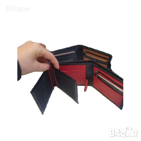 Стилно мъжко портмоне от естествена к., снимка 6 - Портфейли, портмонета - 52895602