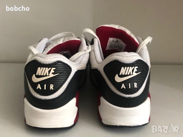 Nike Air Max 90 White Maroon CT4352-104, снимка 4 - Маратонки - 41974088