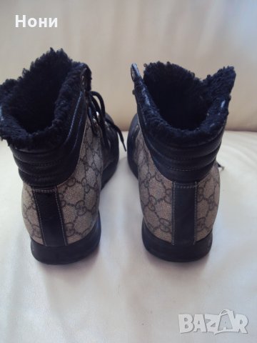 Винтидж  Мъжки оригинални боти Gucci  size 42.5, снимка 3 - Мъжки боти - 34577073