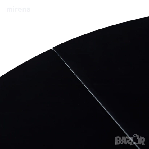 Кръгла трапезна маса 80 см с 4 крака - бяла/черна, снимка 6 - Маси - 51556791