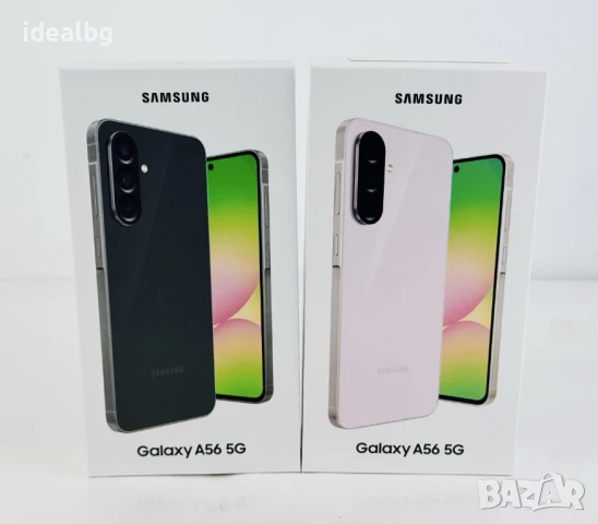 НОВ! Samsung Galaxy A56 5G 256GB 12RAM Grey / Olive 2г. Гаранция!, снимка 6 - Samsung - 50972966