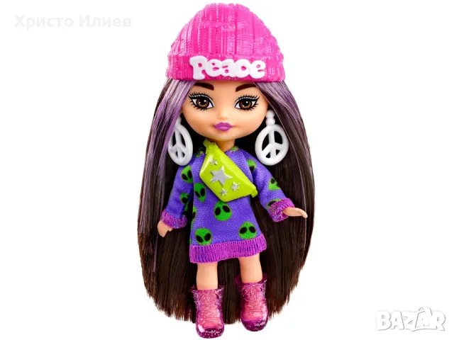 Кукла Барби Barbie Extra Mini Minis с аксесоари, снимка 4 - Кукли - 48964926