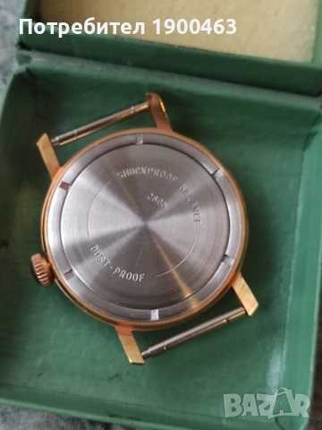 Восток.СССР. кал 2605.Позлатен.Нов., снимка 11 - Мъжки - 53122656