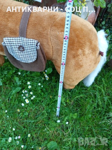 Стара Немска Голяма Плюшена Играчка Конче Тегло 5кг., снимка 11 - Антикварни и старинни предмети - 50554455