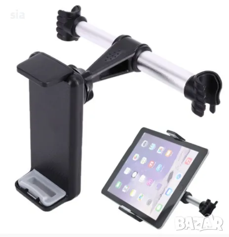 Поставка за таблет или телефон за подглавник, Сгъваема стойка за мобилен телефон, за облегалка, снимка 3 - Аксесоари и консумативи - 39647030
