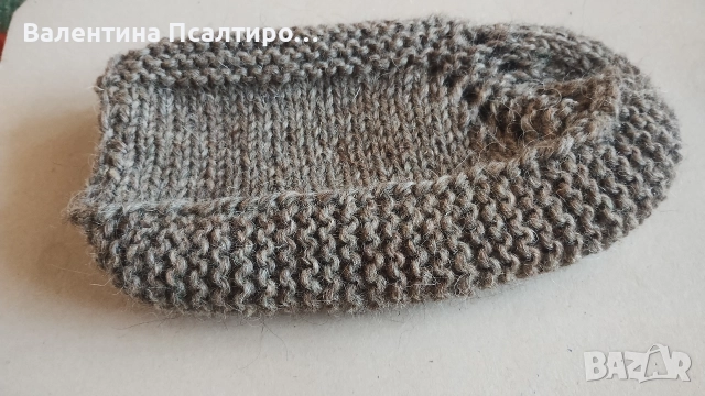 Дамски вълнени сиви терлици 