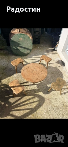 Маса Софра Паралия Синия , снимка 8 - Антикварни и старинни предмети - 50197998