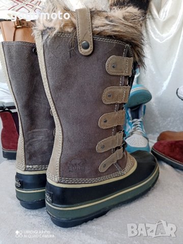 КАТО НОВИ водоустойчиви апрески SOREL® Snow Boots North Star, 39 -40 боти,100% ЕСТЕСТВЕНА КОЖА,ботуш, снимка 5 - Дамски апрески - 44242535