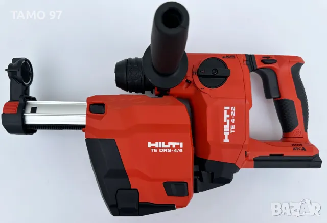 Hilti TE 4-22 Nuron + Hilti TE DRS-4/6 - ЧИСТО НОВ! Безчетков перфоратор с прахоуловител 2024г.