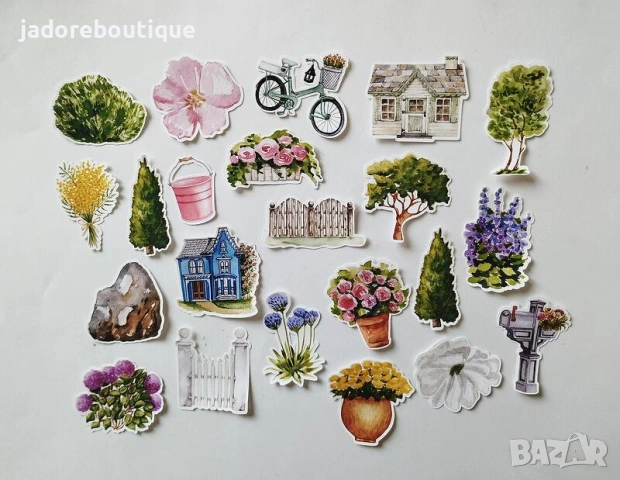 Дизайнерски стикери за скрапбук Пролет/ Великден различни видове, снимка 8 - Други - 48903618