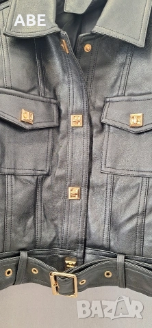 Дамско кожено яке 1, снимка 2 - Якета - 53465216