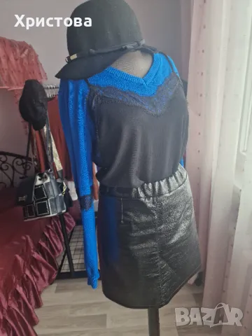 Блуза две в едно с потник на НМ - 10,00лв., снимка 3 - Блузи с дълъг ръкав и пуловери - 49509772