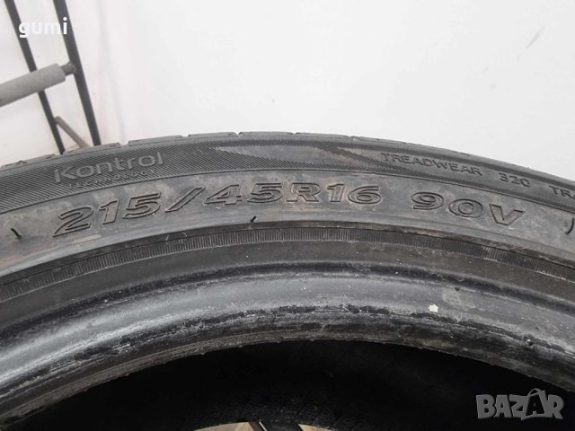 2бр летни гуми 215/45/16 HANKOOK L0368, снимка 4 - Гуми и джанти - 44388724