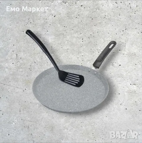Комплект тиган за палачинки и шпатула Bohmann, снимка 2 - Съдове за готвене - 50355427