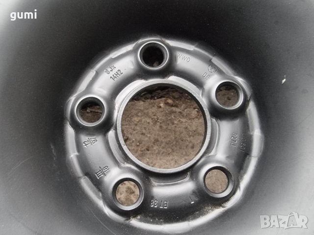 3бр 14ски джанти за VW 5x100mm M176, снимка 4 - Гуми и джанти - 39250285