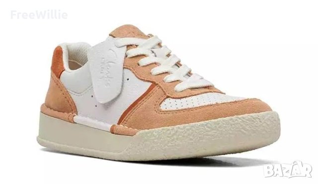 Оригинални Дамски Маратонки Clark's Craft Cup Court Sandstone Combi, снимка 2 - Маратонки - 41022973