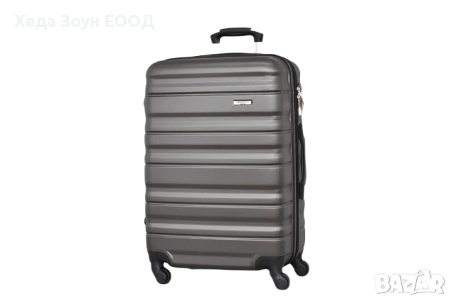 Куфар 65 х 44 х 27см Среден Размер Тъмно Сив/ Тъмно Син