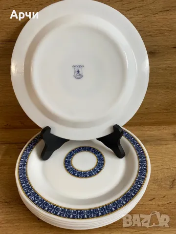 Френски аркопал чинии, снимка 2 - Чинии - 49793061