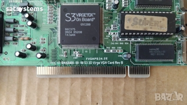 Видео карта S3 3D Virge/DX Super Grace BNX8400 2MB PCI, снимка 7 - Видеокарти - 33304099
