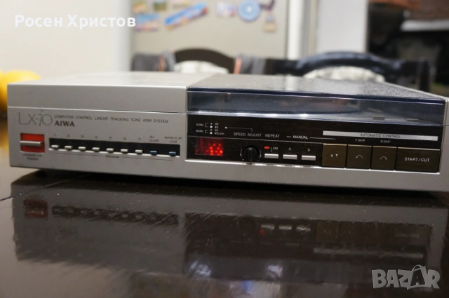 Тангенциален грамофон AIWA LX-70 , снимка 8 - Грамофони - 53487843