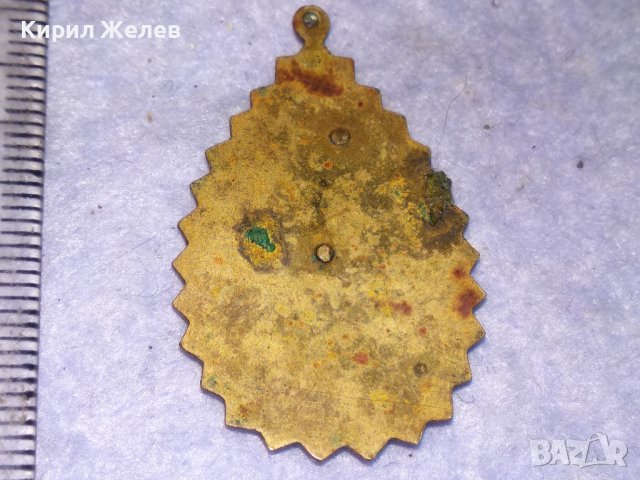 СТАРИНЕН БРОНЗИРАН СЕДЕФЕН ВИКТОРИАНСКИ РЯДЪК КРАСИВ МАЙСТОРСКИ МЕДАЛЬОН с ПЛАТНОХОД КОРАБ 37060, снимка 4 - Антикварни и старинни предмети - 41649164