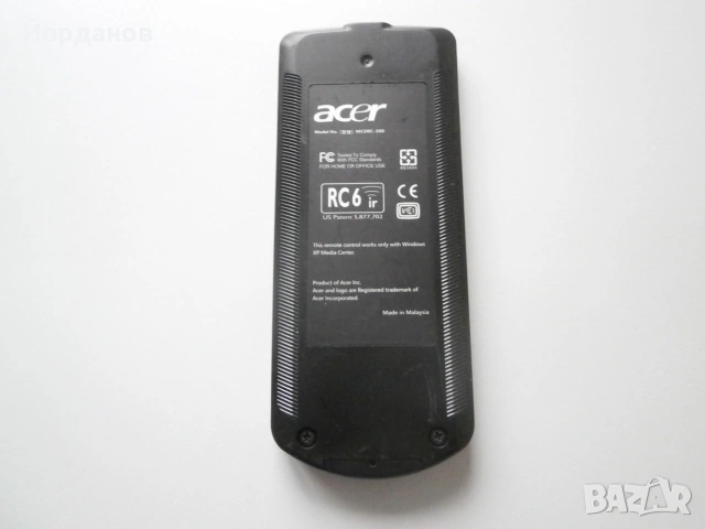 Дистанционно управление ACER MCERC–200 , снимка 2 - Дистанционни - 53233181