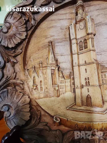 Колекционерски чинии за окачване- Винтидж дърворезба., снимка 16 - Колекции - 48816420