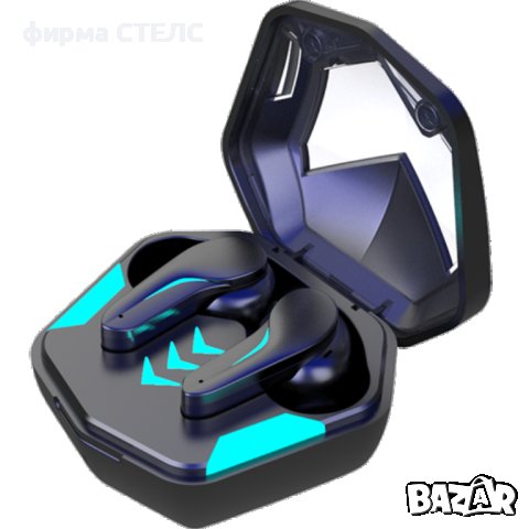 	 Геймърски слушалки STELS MD188, True Wireless, IPX2, Bluetooth, Touch Control, Черен, снимка 2 - Безжични слушалки - 41515205