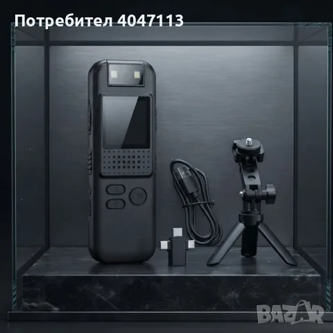 Мини Body камера CS08 Full HD 1080P с аудио, въртящ се обектив 180°, нощно виждане и клипс, снимка 3 - Камери - 55789788