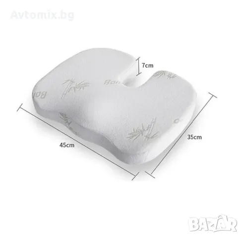 Комплект от 2 броя ортопедични, анатомични възглавници с мемори пяна и бамбукови нишки, снимка 3 - Аксесоари и консумативи - 49661262