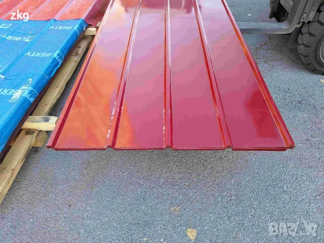Покривна пластифицирана ламарина TR20x280-1120 RAL3011 L=3.2м в София