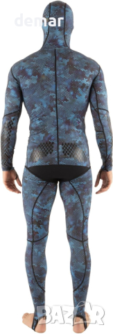 SEAC Blue Moon, неопренов костюм за гмуркане, две части, размер L, снимка 2 - Водни спортове - 44657480