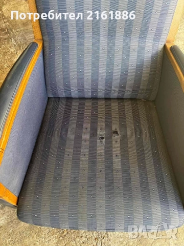 Комплект от диван двойка с два фотьойла , снимка 3 - Дивани и мека мебел - 52261400