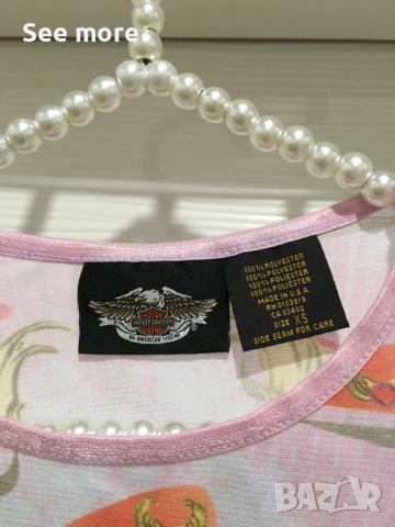 Harley Davidson дамска блуза XS, снимка 4 - Блузи с дълъг ръкав и пуловери - 52171556
