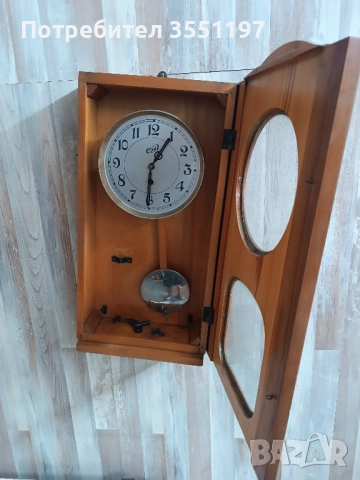 Стенен часовник , снимка 6 - Антикварни и старинни предмети - 51501514