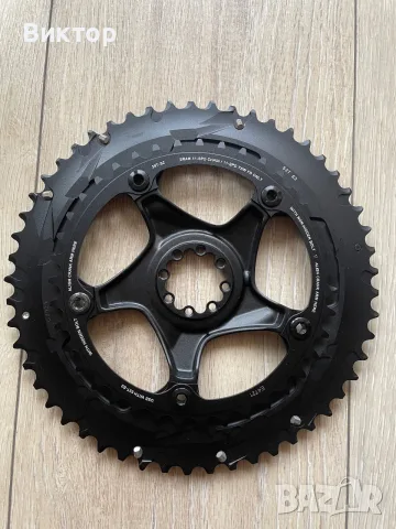 НОВ паяк и плочи SRAM RED 11-speed 8-Bolt Direct Mount | 130mm BCD (53/39T) + болтове, снимка 4 - Части за велосипеди - 56225910