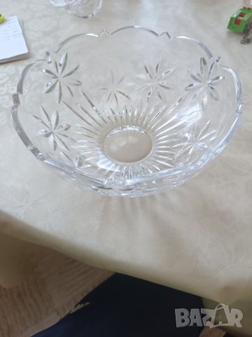 Стъклена купа фруктиера, снимка 1