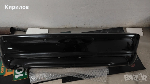 Оригинална пълна М задна броня БМВ BMW M Technik E46, е46 черна парт номер 51127893069