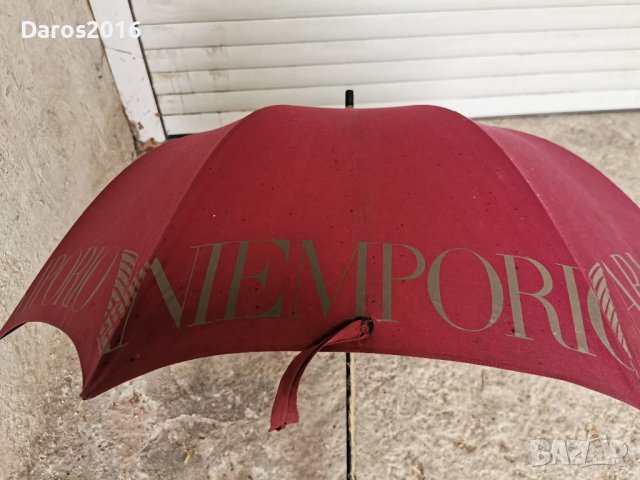 Оригинален винтидж чадър Armani, снимка 12 - Други ценни предмети - 41360592