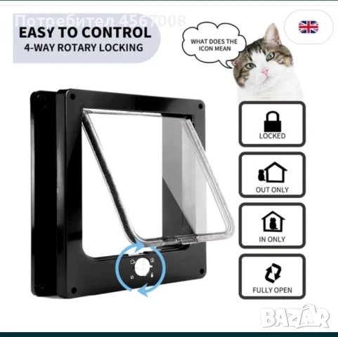 Врата за котки и устройство против гризачи, снимка 4 - За котки - 51391354