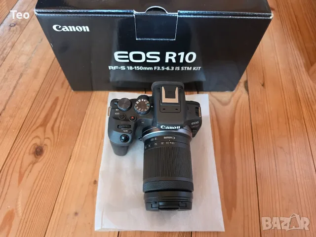 Фотоапарат Canon EOS R10 + обектив Canon RF-S 18-150mm, снимка 4 - Фотоапарати - 56010860