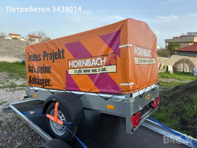 Ново туристическо ремарке HUMBAUR Steely 750кг. Регистирано, снимка 1